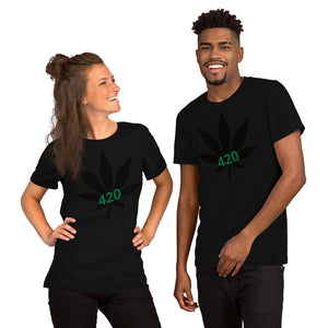[420 BIG LEAF] Short-Sleeve Unisex T-Shirt