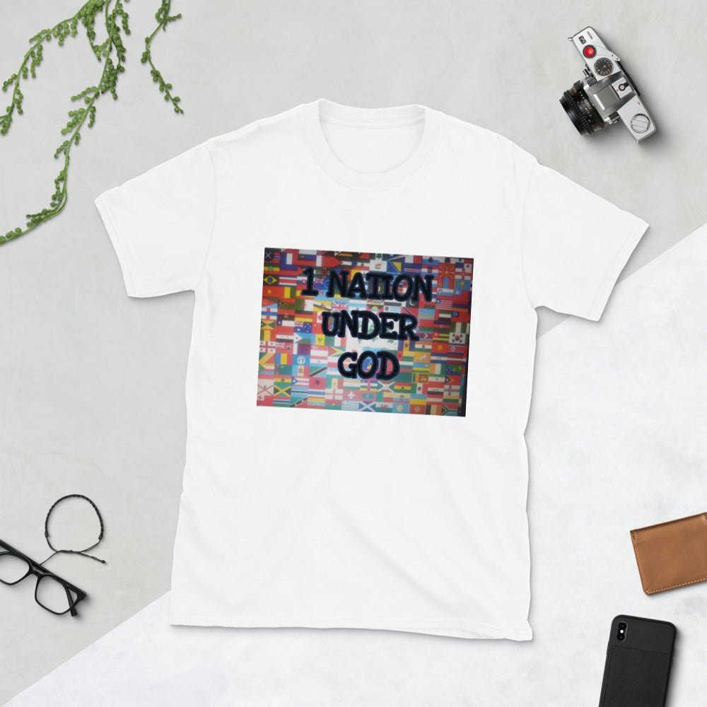 [1 NATION UNDER GOD] Short-Sleeve Unisex T-Shirt