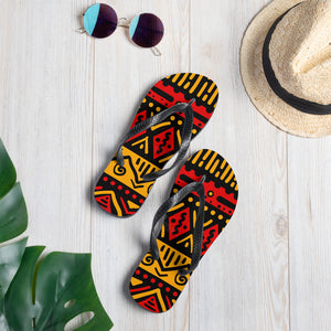 African Pattern unisex Flip Flops