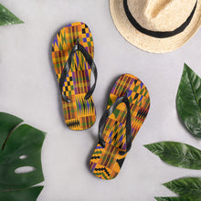 Load image into Gallery viewer, African pattern Unisex Flip Flops
