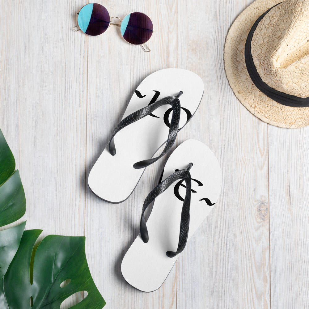 {LOVE} UNISEX Flip Flops