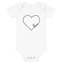 Load image into Gallery viewer, Love baby onesie
