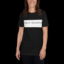 Load image into Gallery viewer, Short-Sleeve Unisex &quot;God 1st&quot; T-Shirt

