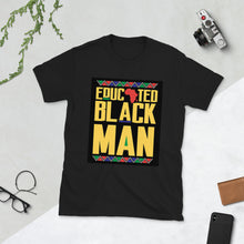 Load image into Gallery viewer, [EDUCATED BLACK MAN} Short-Sleeve MENS T-Shirt
