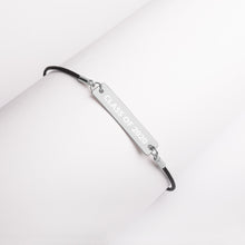 Load image into Gallery viewer, {CLASS OF 2020] Engraved Silver Bar or Gold String Bracelet
