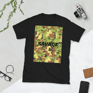 {SAVAGE] CAMOUFLAGE Short-Sleeve MENS T-Shirt