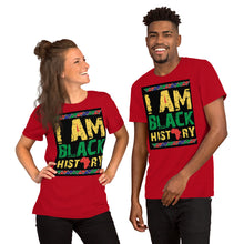 Load image into Gallery viewer, [I AM BLACK HISTORY] Short-Sleeve Unisex T-Shirt
