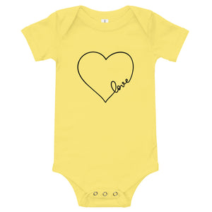 Love baby onesie