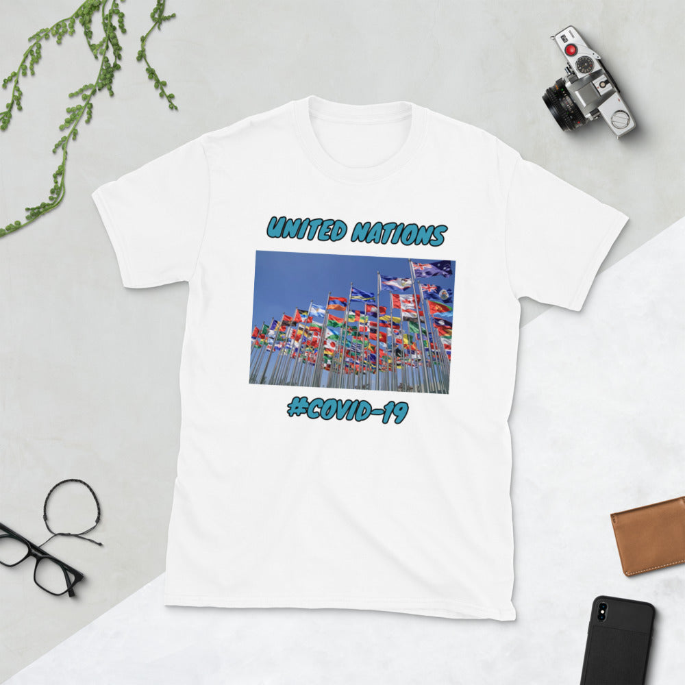 {UNITED NATIONS} (COVID-19) Short-Sleeve Unisex T-Shirt