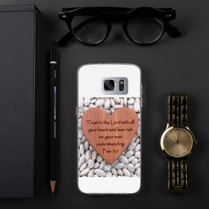 {PROVERBS 3:5} HEART Samsung PHONE Case