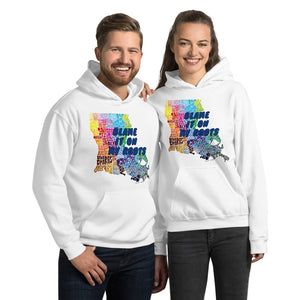 [BLAME IT ON MY ROOTS} LOUISIANA Unisex Hoodie