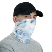 Load image into Gallery viewer, {Blue clouds} unisex neck gaiter or face mask
