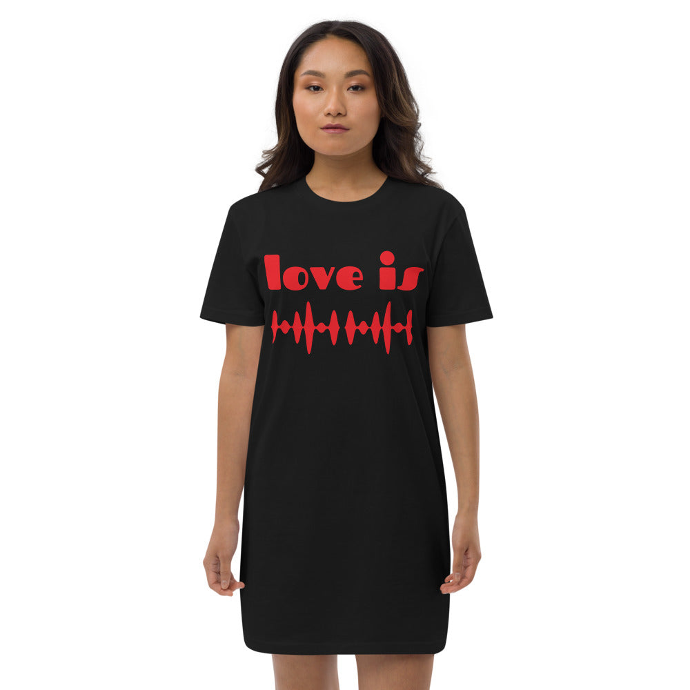 Love IS cotton t-shirt dress