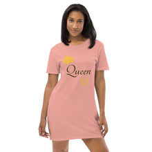 Load image into Gallery viewer, Queen Bee cotton t-shirt dress
