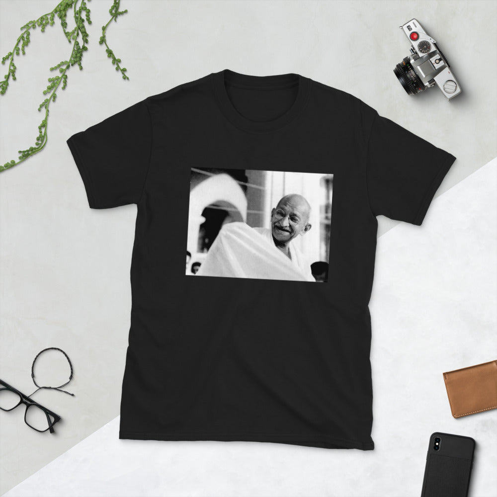 Gandhi Short-Sleeve Unisex T-Shirt