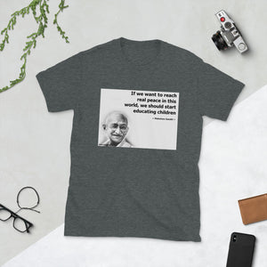 Gandhi Short-Sleeve Unisex T-Shirt