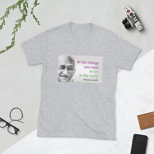 Gandhi Short-Sleeve Unisex T-Shirt