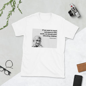 Gandhi Short-Sleeve Unisex T-Shirt