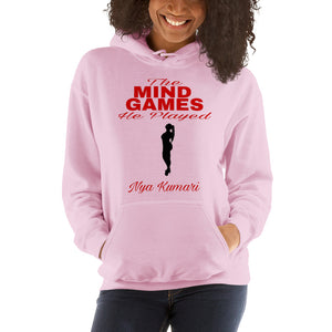 Unisex The Mind Games He Played Hoodie-Light Pink