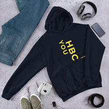 Load image into Gallery viewer, HBCU Unisex Hoodie (Gold letters)
