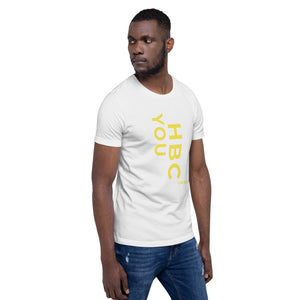 HBCU Short-Sleeve Mens T-Shirt (Gold Letters)