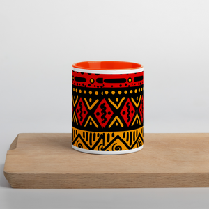 African print Coffee/Tea Mug with Color Inside