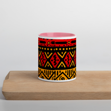 Load image into Gallery viewer, African print Coffee/Tea Mug with Color Inside
